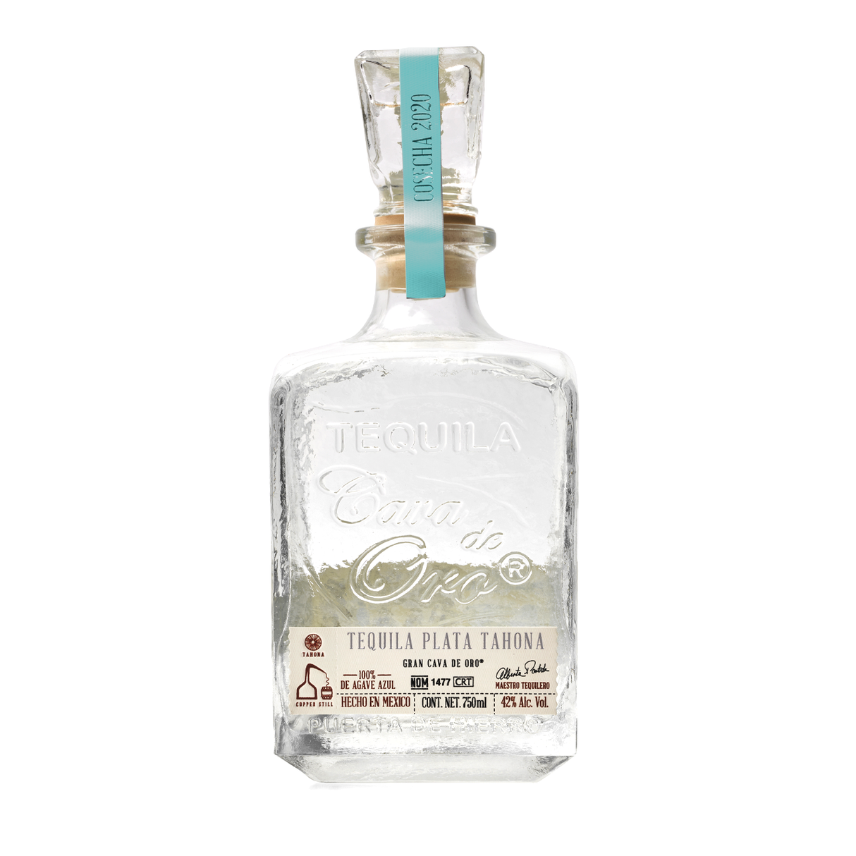 Cava de Oro Tahona Plata 42% Tequila at CaskCartel.com