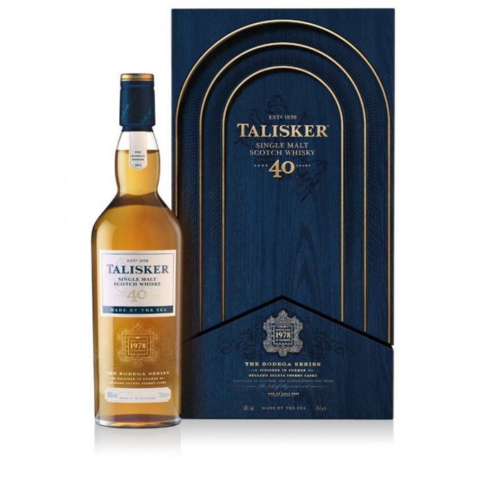 Talisker 1978 40 Year Old Bodega Series Single Malt Scotch Whisky