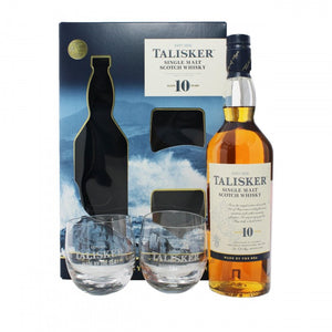 Talisker 10 Year Old Gift Set Single Malt Scotch Whisky - CaskCartel.com