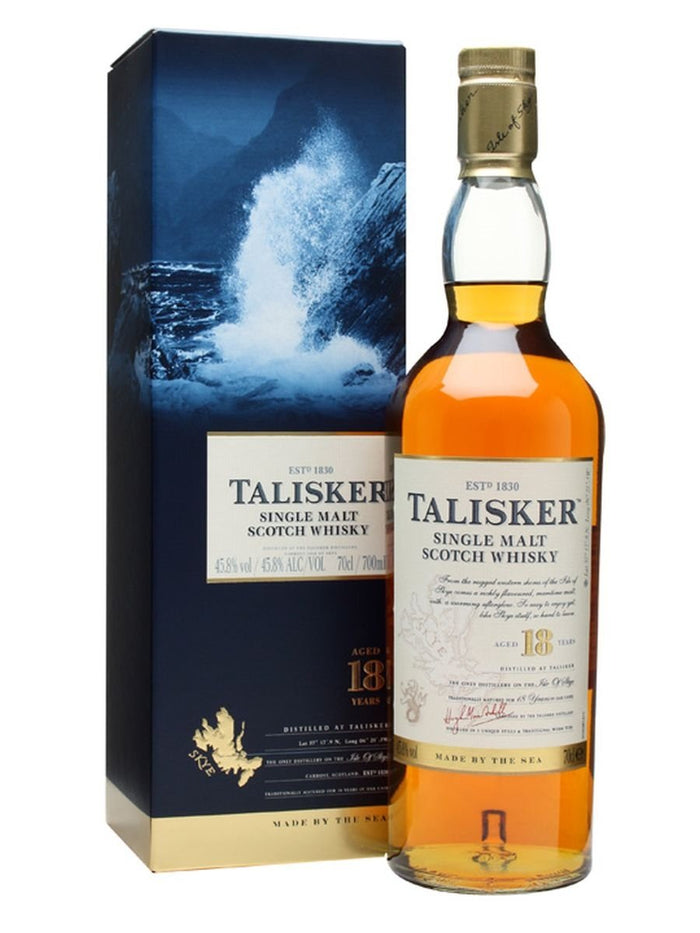 Talisker 18 Year Old Island Single Malt Scotch Whisky | 700ML