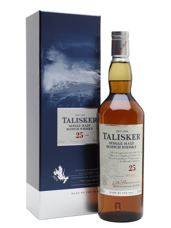 Talisker Single Malt Scotch (2018 Edition) 25 Year Old Whisky | 700ML