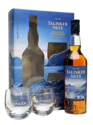 Talisker Skye 2 Glass Pack Island Single Malt Scotch Whisky - CaskCartel.com
