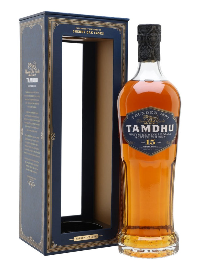 Tamdhu 15 Year Old Sherry Cask Speyside Single Malt Scotch Whisky | 700ML