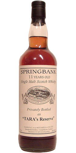 Springbank 1997 TARA's Reserve 11 Year Old Single Malt Scotch Whisky at CaskCartel.com
