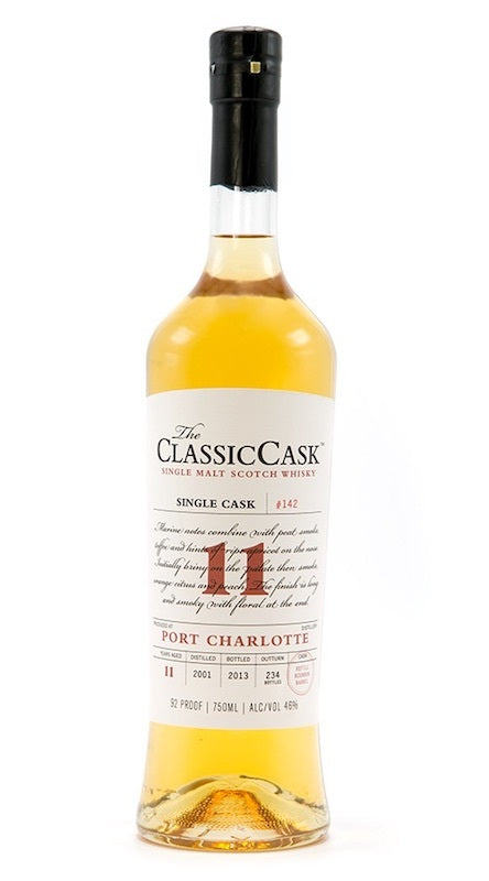 The Classic Cask Port Charlotte 11 Year Old 2001 Single Malt Scotch Whisky at CaskCartel.com