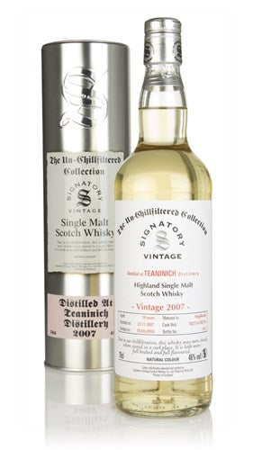 Teaninich 10 Year Old 2007 (Casks 702715 & 702716) - Un-Chillfiltered Collection (Signatory) Scotch Whisky | 700ML at CaskCartel.com