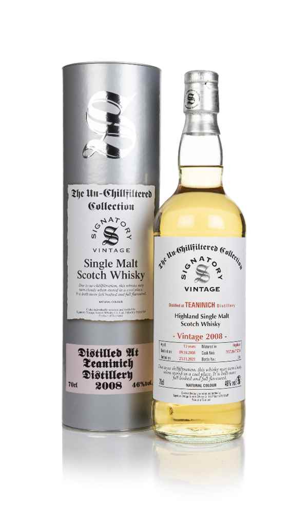 Teaninich 13 Year Old 2008 (casks 715728 & 715734) - Un-Chillfiltered Collection (Signatory) Scotch Whisky | 700ML