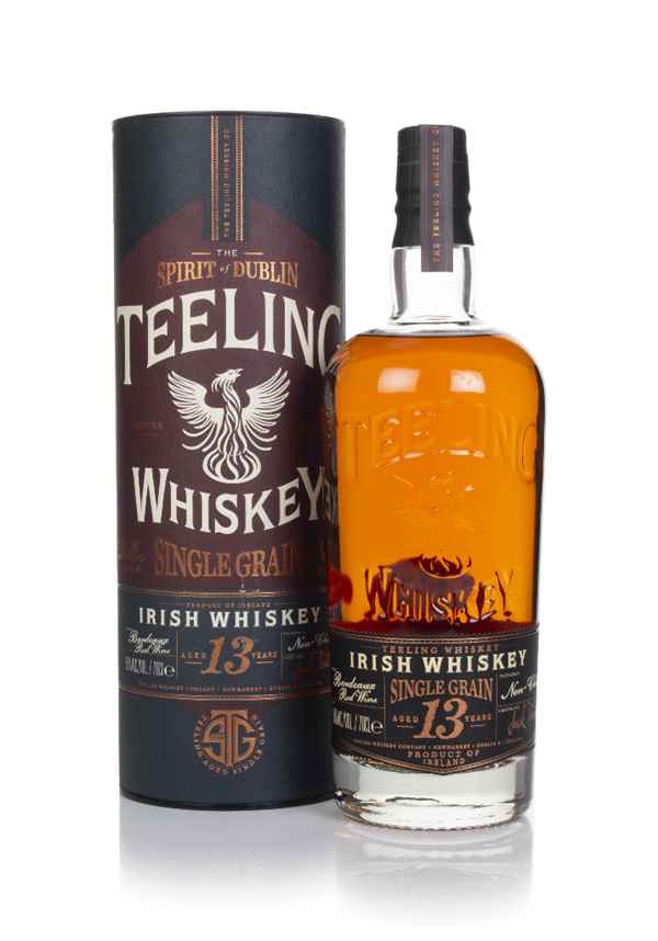 Teeling 13 Year Old Single Grain Red Wine Cask Finish Irish Whiskey | 700ML at CaskCartel.com