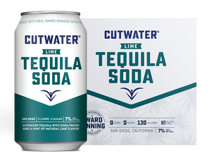 Cutwater | Lime Tequila Soda (4) Pack Cans at CaskCartel.com