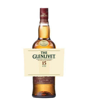 The Glenlivet 15 Year Old with Custom Label Scotch Whisky - CaskCartel.com