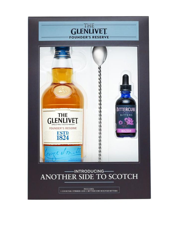 The Glenlivet Founder's Reserve With Bitters Set Speyside Single Malt Scotch Whisky