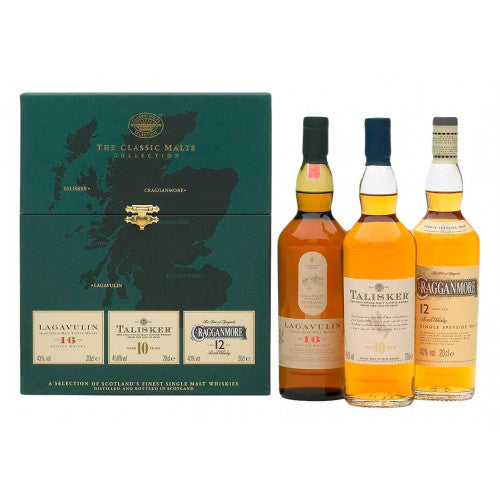 The Classic Malts Collection Gift Pack Whiskey
