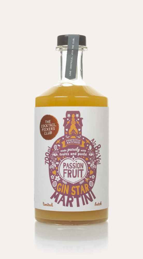 The Cocktail Pickers Club Passion Fruit Gin Star Martini Cocktail | 700ML at CaskCartel.com