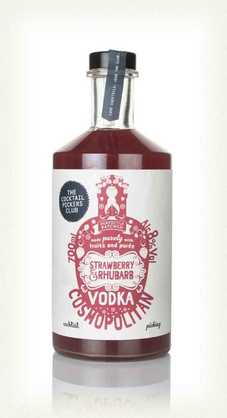 The Cocktail Pickers Club Strawberry & Rhubarb Cosmopolitan Pre_Bottled-Cocktails | 700ML at CaskCartel.com
