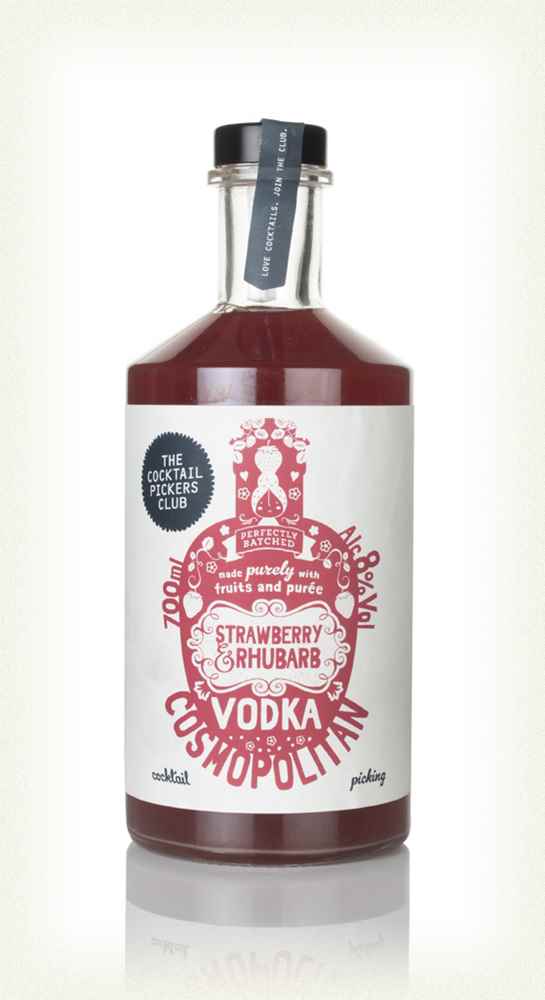 The Cocktail Pickers Club Strawberry & Rhubarb Cosmopolitan Pre_Bottled-Cocktails | 700ML