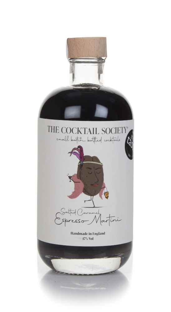 The Cocktail Society Salted Caramel Espresso Martini Pre-bottled Cocktail | 500ML
