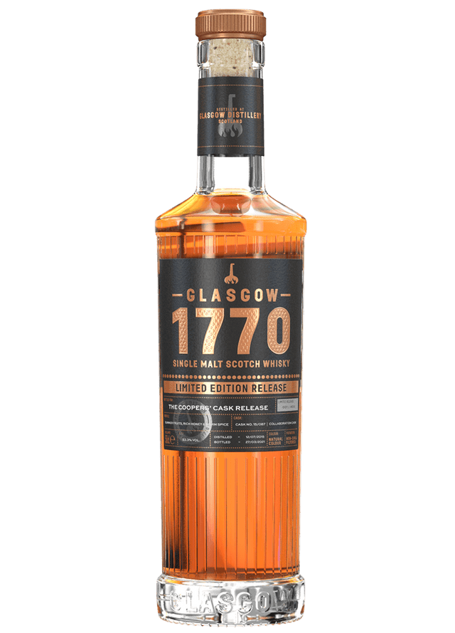 [BUY] Glasgow 1770 | Limited Edition: The Coopers' Cask Release | Single Malt Scotch Whisky | 500ML at CaskCartel.com