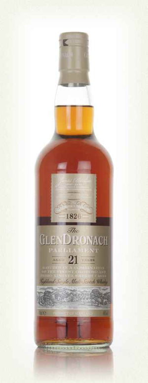 The GlenDronach 21 Year Old - Parliament Single Malt Whiskey | 700ML at CaskCartel.com