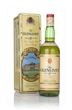 The Glenlivet 12 Year Old - Classic Golf Courses of Scotland (St Andrews) - 1990s Scotch Whisky at CaskCartel.com