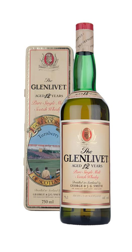 The Glenlivet 12 Year Old - Classic Golf Courses of Scotland (Turnberry) - 1980s Scotch Whisky at CaskCartel.com