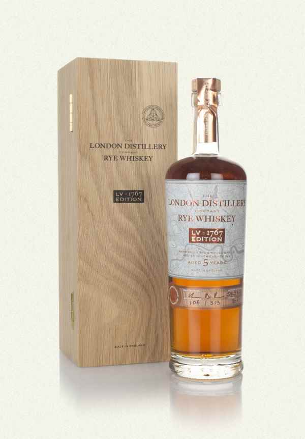 The London Distillery Company LV-1767 Edition (2020 Release) Rye Whiskey | 700ML