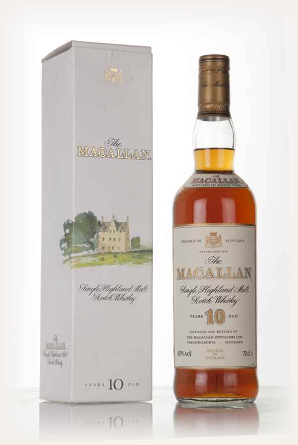 The Macallan 10 Year Old - 1990s Single Malt Scotch Whisky | 700ML