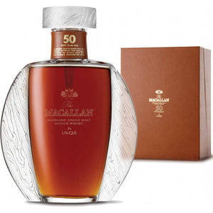 The Macallan 50 Year Old Single Malt Scotch Whisky in Lalique at CaskCartel.com