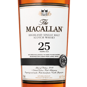 The Macallan 25 Year Old Sherry Oak Single Malt Scotch Whisky - CaskCartel.com