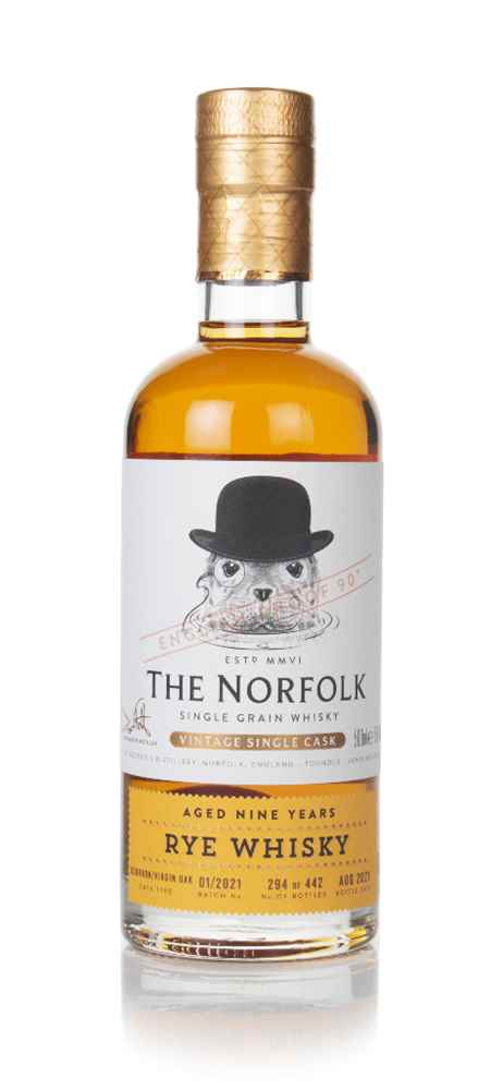 The Norfolk 9 Year Old Rye Whisky | 500ML