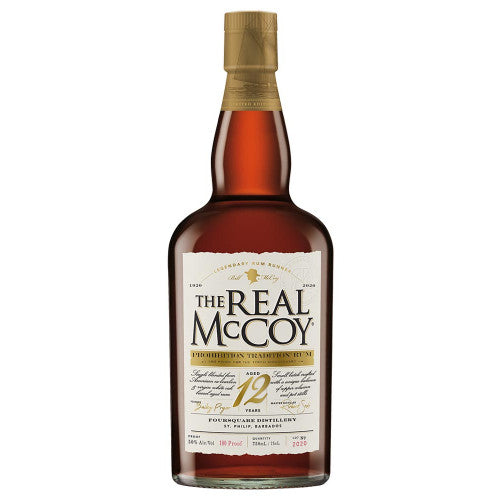 The Real McCoy 12 Year Old Prohibition Tradition Rum