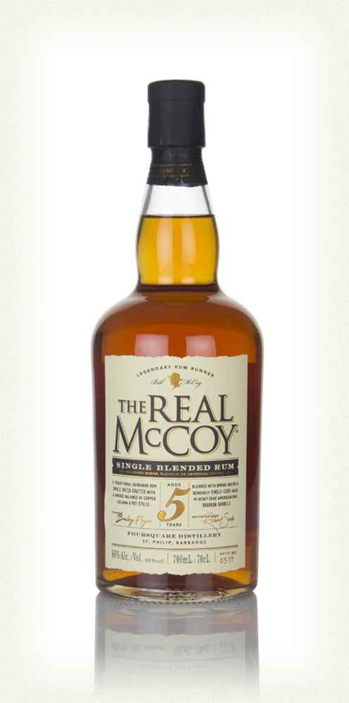 The Real McCoy 5 Year Old Single Blended Dark Rum | 700ML
