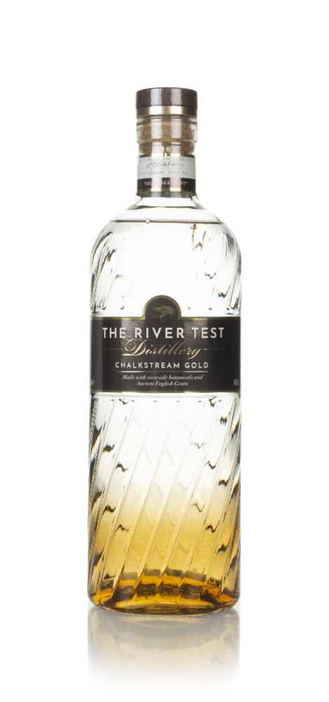 The River Test Distillery Chalkstream Gold Gin | 700ML at CaskCartel.com