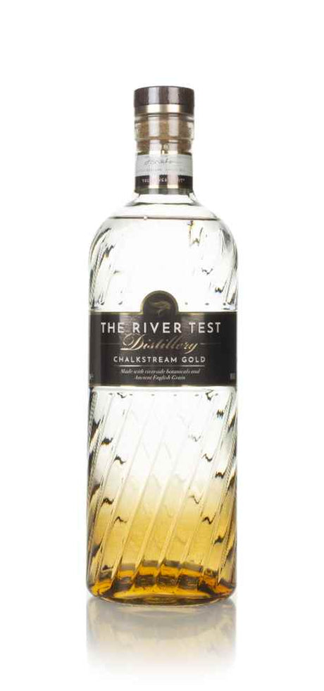 The River Test Distillery Chalkstream Gold Gin | 700ML at CaskCartel.com