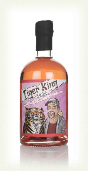 Tiger King Strawberry & Rhubarb Flavoured Vodka | 500ML at CaskCartel.com