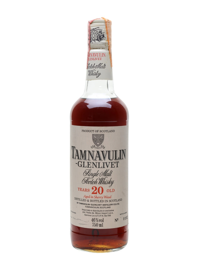 Tamnavulin-Glenlivet 20 Year Old Sherry Cask Speyside Single Malt Scotch Whisky | 700ML at CaskCartel.com