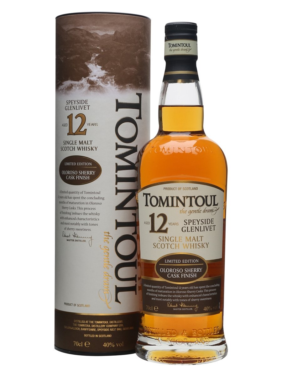 Tomintoul 12 Year Old Sherry Cask Speyside Single Malt Scotch Whisky | 700ML at CaskCartel.com