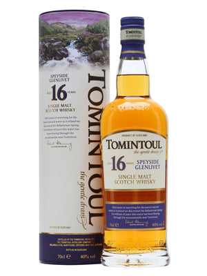 Tomintoul 16 Year Old Speyside Single Malt Scotch Whisky | 700ML at CaskCartel.com