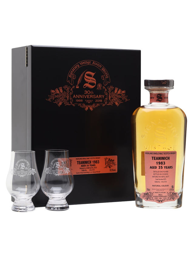 Teaninich 1983 35 Year Old Signatory 30th Anniversary Highland Single Malt Scotch Whisky | 700ML at CaskCartel.com