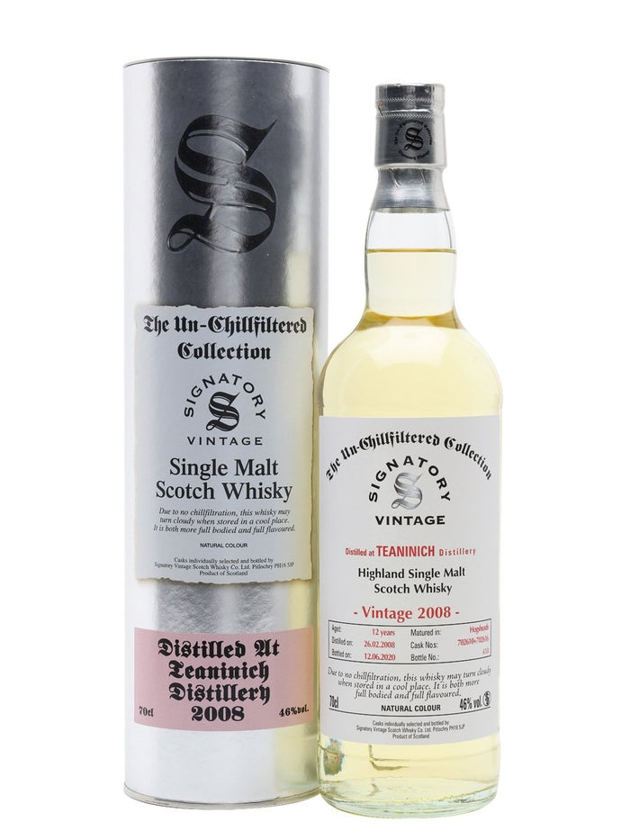Teaninich 2008 12 Year Old Signatory Highland Single Malt Scotch Whisky | 700ML