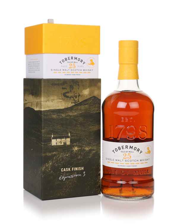 Tobermory 25 Year Old Oloroso Sherry Cask Finish Scotch Whisky | 700ML