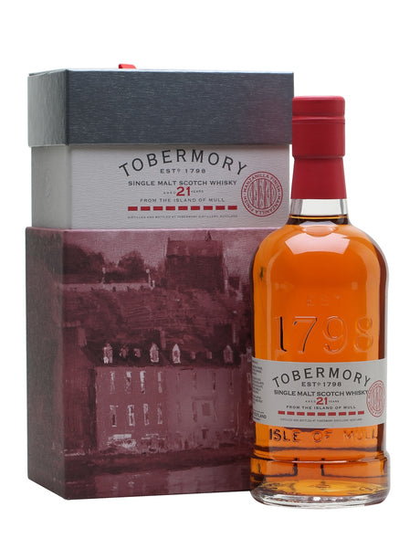 Tobermory 21 Year Old Manzanilla Finish Island Single Malt Scotch Whisky - CaskCartel.com