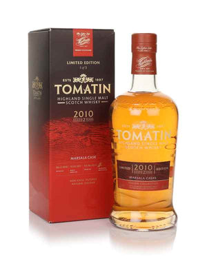 Tomatin 12 Year Old 2010 Italian Collection Marsala Cask Scotch Whisky | 700ML at CaskCartel.com