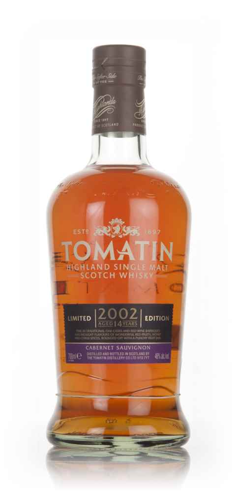 Tomatin 14 Year Old 2002 Cabernet Sauvignon Cask Scotch Whisky | 700ML at CaskCartel.com