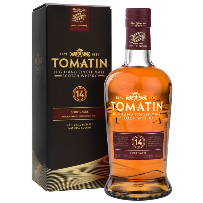 Tomatin 14 Year Old Port Wood Finish Single Malt Scotch Whisky