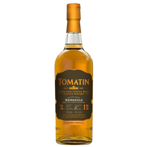 Tomatin 12 Year Old Cuatro Manzanilla Sherry Cask Finish Single Malt Scotch Whisky at CaskCartel.com