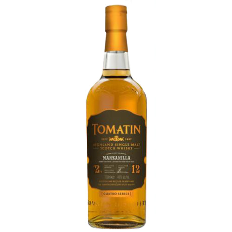 Tomatin 12 Year Old Cuatro Manzanilla Sherry Cask Finish Single Malt Scotch Whisky at CaskCartel.com