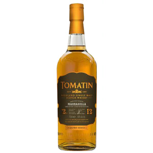 Tomatin 12 Year Old Cuatro Manzanilla Sherry Cask Finish Single Malt Scotch Whisky at CaskCartel.com