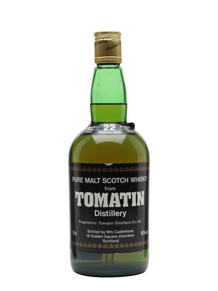 Tomatin 1962 22 Year Old Bot.1984 Cadenhead's Highland Single Malt Scotch Whisky