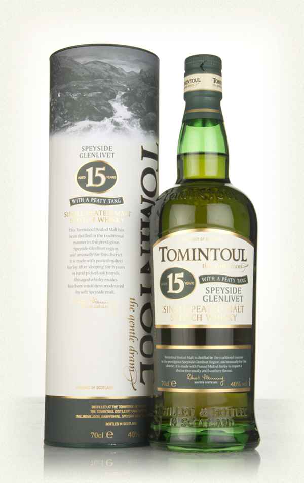 Tomintoul 15 Year Old with a Peaty Tang Single Malt Whiskey | 700ML