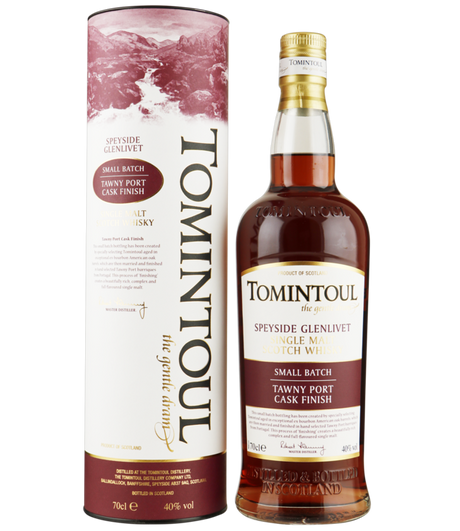 Tomintoul Tawny Port Cask Finish Proof 80 Scotch Whisky | 700ML at CaskCartel.com